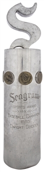 1985 Seagram Sports Award Presented To Baseball Champion Dwight Gooden